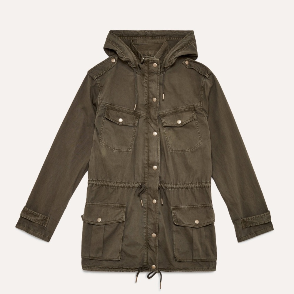 Aritzia Talula Utility Jacket in Olive